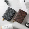 Multi Card Zero Wallet Women Men Color Solid Mini Bank ID Titolare della carta di credito Card Card Portafogli Portafogli borse