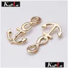 Charms Whole Salekupla Métal Nautique Infinity Ancre DIY Bijoux Pendentif À La Main Pour 21x41mm 30 Pièces C5246 Drop Livraison Résultats Dh7Yz