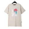 23SS Designer T-shirt de la marque de luxe Palms Angels Angel PA Vêtements Lettre de pulvérisation à manches courtes Spring Summer T-shirt Hommes et femmes Tee Tops