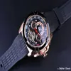 ForSining Multifunction Watches Tourbillon Calender Display Fashion Men Sport Watches Rose Golden Watch Men Luxury Brand Automatic222J