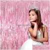 Other Event Party Supplies Top Matte Birthday Decoration Backdrop Foil Tassel Fringe Curtain Kids Adt P O Booth Baby Shower Weddin Dhbek