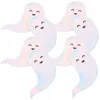 Louça descartável 8 pçs placa fantasma placas de papel sala de jantar decoração de mesa em forma redonda bandejas de festa de jantar doméstico