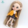 Doll Bodies Parts Cloths for Doll Fashion Multicolor Cardigan Skirt Skirt Jeans يناسب Blyth Azone OB22 OB24 الملحقات 230920