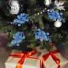 Decorative Flowers Christmas Imitation Berries Tree Decorations Wreath Artificial Berry Fake Stem Glitter Garland