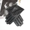 Cinq doigts gants hommes en peau de mouton conduite couleur unie mince simple cuir sans doublure écran tactile mode ondulation moto 230921