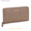 Money Clips Genuine Leather Custom Initials Wallet Large Capacity Multifunction Woman Card Holder Business Versatile Vintage Long Coin Purse Q230921