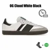 Nieuwe klassieke lage leren hardloopschoenen Vegan White Gum Black OG Cloud triple Wales Bonner Red Cream Groen Blauw heren dames sneakers trainers