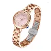 Wristwatches Sdotter WIILAA Fashion Creative High Quality Quartz Ladies Wrist Watch Elegant Sport Girl Bracelet Stainless Steel Women R