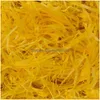 Other Event Party Supplies 10/50/100G Colorf Shredded Crinkle Lafite Paper Raffia Filler Diy Wedding Gift Box Candy Material Packa Dh6Xf