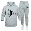 Heren trainingspakken 2023 best verkochte merk heren herfst gestreept sweatshirt heren herfst casual broek heren nr. 23 hoodie set gym joggingkleding T230921