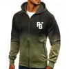 Sweats à capuche pour hommes Sweatshirts PEARLY GATES 2023 Printemps Nouvelle impression polaire de haute qualité Mode hommes Sweat à capuche avec fermeture éclair diagonale Casual Track Field Sweat à capuche pour hommes Tops T230921