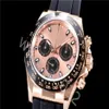 ZP Factory Custom Swiss Cal Watch Movement Men's 116515LN Rose Gold Cosmograph Chocolate OysterFlex Designer Strap 116515 SU313H