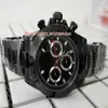 Przedmioty dobre zegarek na rękę 40 mm Kosmograf 116520 116509 CZARNY PVD Case No Chronograph Working Menomatic Automatyczne męże zegarek BO3489