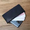 Money Clips NZPJ Leather Men's Long Wallet Top Layer Leather Zipper Ultra-Thin Wallet Retro Trend Hand Mobile Phone Bag Simple Ladies Wallet Q230921