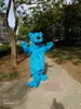 Blue Beaver Mascot Costume School Otter Custom Fancy Costume Kits Mascotte Fancy Dress Cartoon Character 401996