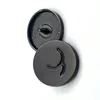 Schlichter Buchstabenknopf mit Stempel für Mantel, Jacke, Metall, rund, DIY-Nähknöpfe, 25 mm