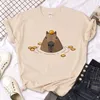 女性のTシャツCapibara CapybaraTシャツ女性グラフィックガール2000年代面白い服