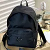 Schwarzer Re-Nylon-Rucksack, Designer-Männer, Sportrucksack, Reisegepäck, Tragetasche, Studenten-Schultasche, Nylon-Jump-Sack-Rucksäcke, Umhängetasche