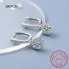 Dangle Earrings 2 Carat Moissanite Drop For Women S925 Sterling Silver Sparkling Lab Diamond Earring Women's Wedding Jewelry