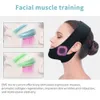 Ansiktsmassager anlan v form ansikte lyft massager ansikte bantning mask anti rynka minska dubbel haka kind lyft upp bältes ansikte bantningsenhet 230920