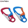 Carabiners Xinda Outdoor Rock Climbing Carabiner 30KN Mountaineering downhill Safety hook Via Ferrata Buckle Working At Height Equipment 230921