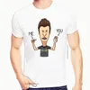 Mannen T-shirts Beavis En Butthead Print T-shirt T-shirt Voor Mannen Vrouwen Mannelijke Plain Crazy Tees Katoenen Top T-shirts