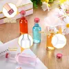 Water Bottles 100Pcs Mini Liquor Plastic Empty Spirit Bottle 1.7 Oz Alcohol Airtight S Sauce For Wedding Party