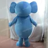 Halloween Blue Fat Elephant Mascot Costume Wysokiej jakości Cartoon Temat Postacie karnawał unisex dla dorosłych rozmiar świątecznych urodzin impreza fantazyjna strój