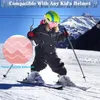 Ski Goggles Szklanki dla dzieci Otg okulary przeciw mgła 100 UV Ochrona dla chłopców Dziewczyny Dziewczyny i nastolatki Kaski Kompatybilne Dowolne Hełm 230920