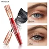 YANQINA Crown Mascara Удлиняющая густая вьющаяся водостойкая тушь для ресниц 24 часа, стойкая без выцветания, 4D тушь для ресниц, 8 г, хит продаж