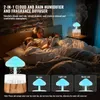 1pc Rain Cloud Humidifier Water Drip With 5 Essential Oils, Cloud Diffuser With Rain 7 Changing Colors, Desk Fountain Bedside For Sleeping Relaxing