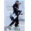 Tute da sci FIUME che scorre Giacca impermeabile di marca per donna Tuta da snowboard Set da snowboard femminile Abbigliamento2530 230921