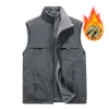 Giacche da uomo Cappotto double face Indossando gilet casual in peluche Top senza maniche caldo addensato invernale