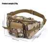 Outdoor Bags Outdoor Tactical Men Waist Pack Hiking Military Backpack Multifunctional Bags For Sport Climbing Camping Army Fan Tactical Pack 230921