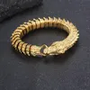 Bracciale a catena a maglie di drago motociclista gotico Stile cinese Personalità retrò Bracciale da uomo in acciaio inossidabile Enorme pesante 14 mm 8,66 pollici 135 g di peso