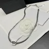 Ontwerper Choker Snake Chain ketting voor dames Correct merklogo Verzilverd roestvrij staal Modecadeau Luxe kwaliteitsgeschenken Familievriendpaar