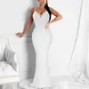 Casual Dresses 2023 Kvinnor Luxury Evening Elegant Shiny Drill Nail Beads Spaghetti Strap Long Party Dress Female Wedding Prom Ball Gowns