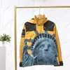 Men's Down & Parkas North the Face Jacket x Statue of Liberty Puffer Jackets Men Designer Real Outdoor Windbreaker Supre Me Fw19 Week 10 x the Baltoro Jacket6brk