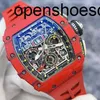 RicharMilles Watch Tourbillon Swiss Movement Mechanical Top Quality RicharMilles Watch Tourbillon Rm1103 Fq Devil Mens Carbon Fiber M QQ54