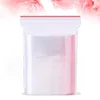 Sacs de rangement 100pcs 12x17cm Fermeture à glissière Poly Clear Emballage transparent refermable