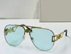 Pilot 2255 Gold/Clear Mirror Real Yellow Gold Lens Mens Women Designer Sunglasses Shades UV400 Eyewear with Box