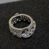 Simple Double-Layer Rhinestone Crown Detachable Ring High-Grade Ins Light Luxury Twin Design Sense