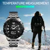 SKMEI 3 Time Watch Men Compass Calorie Wristwatches Mens Thermometer Stopwatch Male Watches Digital Sport relogio masculino 1464245J