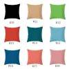 All-Match Pillow Case Home Home Soffa Throw Pudow Case Pure Color Polyester White Pillow Cover Cushion Cover Decor Pillow Case Blank