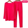 Women's Sleepwear 45 To 110 KG Spring Autumn Pajamas Women Plus Size Modal Cotton Sleepwear Pijama Set Underwear Suit Pyjama Femme 3XL-7XL 230920