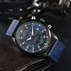 Zegarki na nadgarstki dla 2024 Nowe zegarki męskie pięć igieł wszystkie targi kwarcowe Watch Wysokiej jakości najlepsza luksusowa marka chronograph zegar stalowy i skórzany pasek mody Styl mody