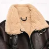 Women's Jackets suninheart 2023 Woman's Fashion Thick Warm Faux Shearling Jacket Coat Vintage Long Sleeve Belt Hem Female Outerwear Chic Tops T230921