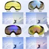 Solo occhiali da sci Lenti per HXJ20013 Antifog UV400 Sci Magnete Adsorbimento Luce debole tinta Meteo Nuvoloso Schiarimento 230920
