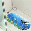 Badmatten 35x70cm Ocean World PVC Anti Slip Douche Badkamer Mat Douche Pad Tapete Banheiro Antiderrapante Tappetino Doccia 230921