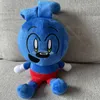 25 cm Blue Rabbit Monkey Plush Cartoon Söta fyllda djur Soft Doll Plushies Kids Gift